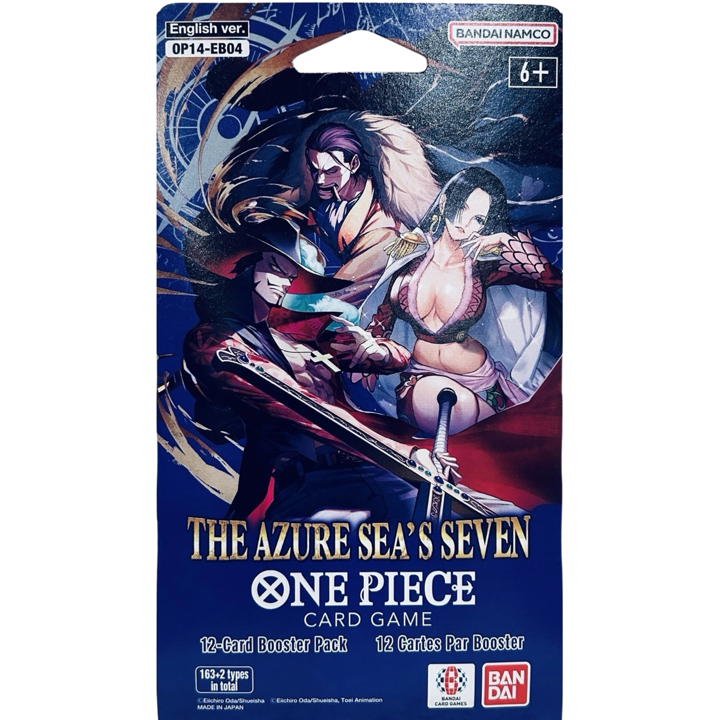 One Piece Card Game The Azure Sea’s Seven Sleeved Booster Pack OP-14