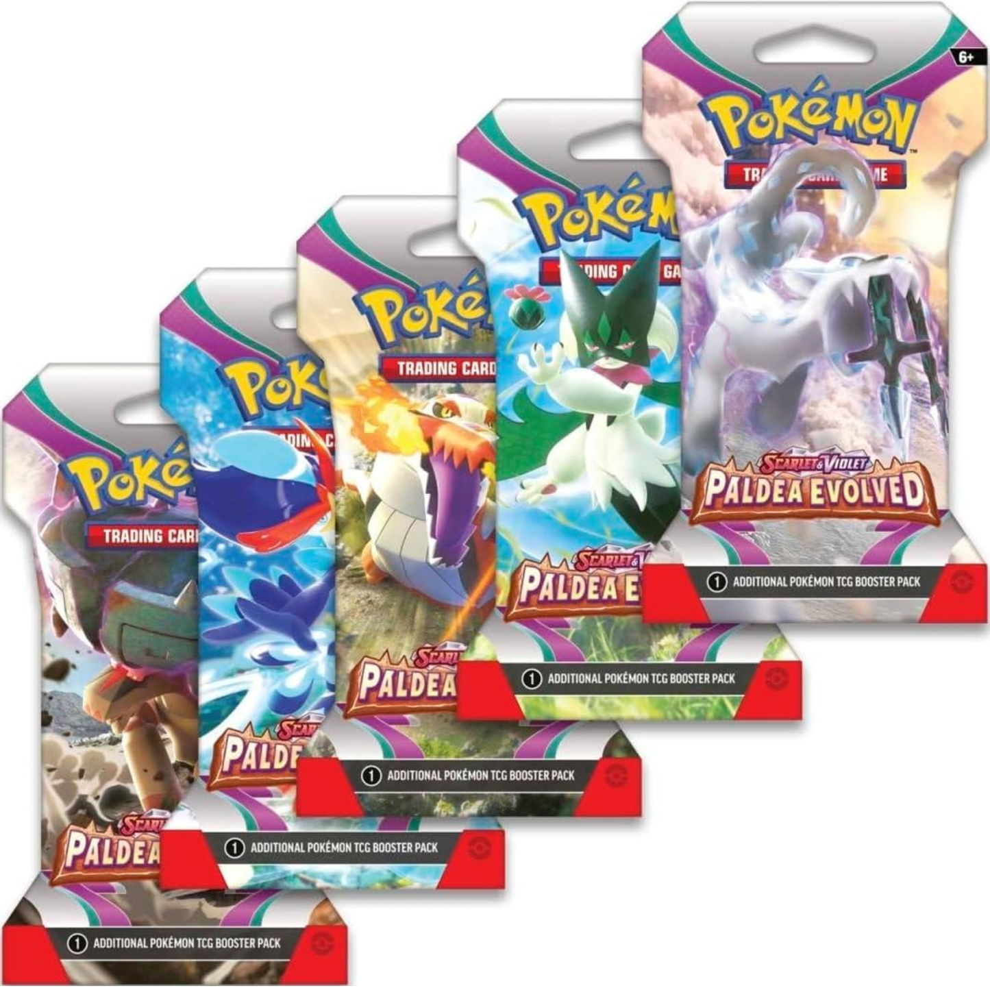 Pokémon TCG Scarlet & Violet Paldea Evolved Sleeved Booster Pack