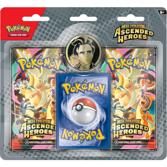 Pokémon TCG Mega Evolution Ascended Heroes 2‑Pack Blister