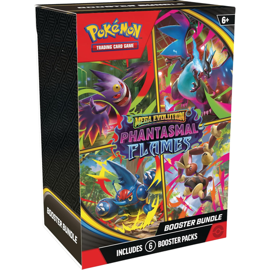 Pokémon TCG Mega Evolution Phantasmal Flames Booster Bundle