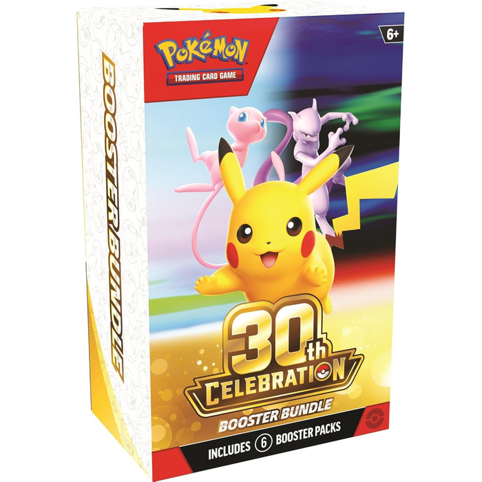 Pokémon TCG 30th Celebration Booster Bundle, 6 booster packs, Wave 2