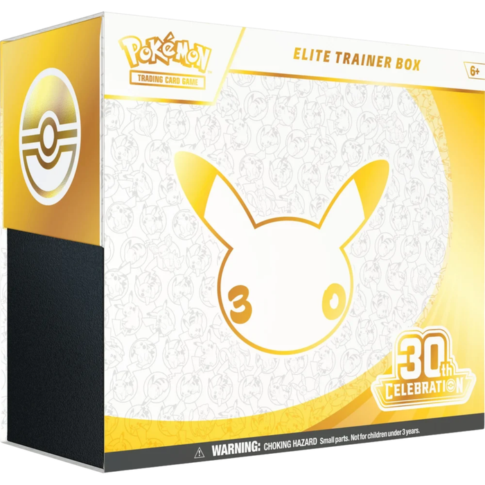 Pokémon TCG 30th Celebration Elite Trainer Box (ETB), 9 booster packs and Nidorina promo