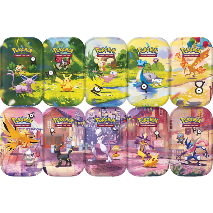 Pokémon TCG 30th Celebration Mini Tin, Wave 2, one of 10 tin designs