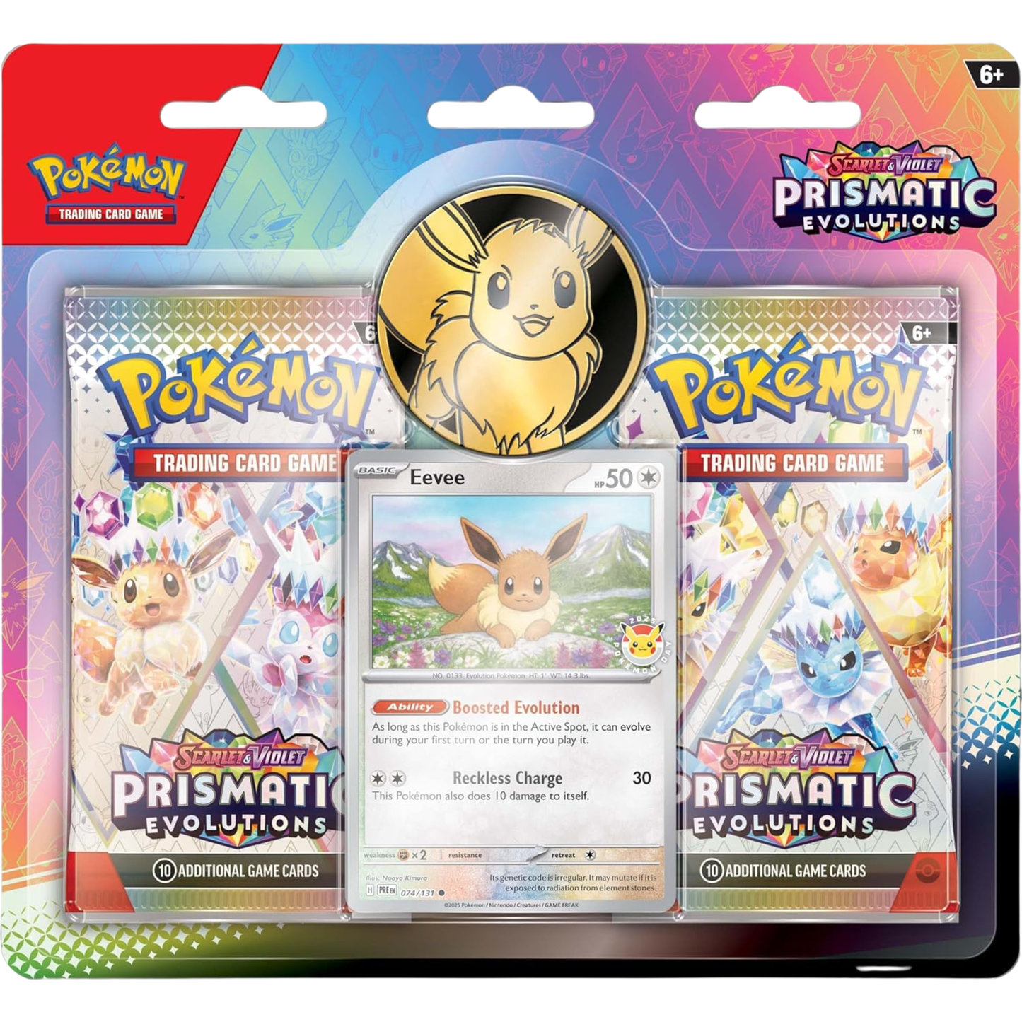 Pokémon TCG Scarlet & Violet Prismatic Evolutions 2-Pack Blister
