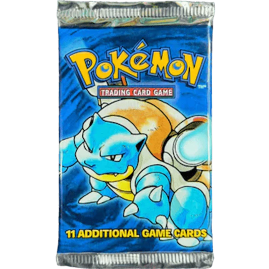 Pokémon TCG 1999 Unlimited Base Set Blastoise Booster Pack