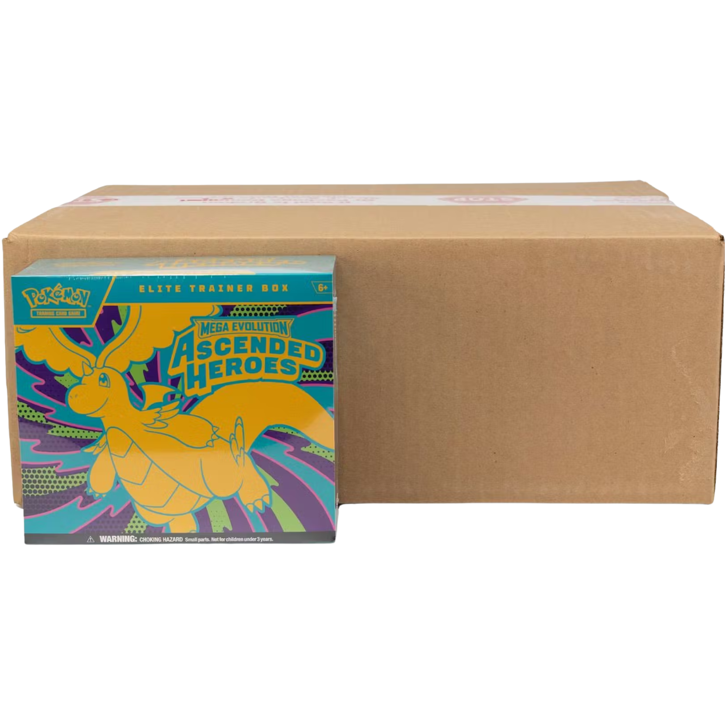 Pokémon TCG Mega Evolution Ascended Heroes Elite Trainer Box Sealed Display Case of 10 (ETB)