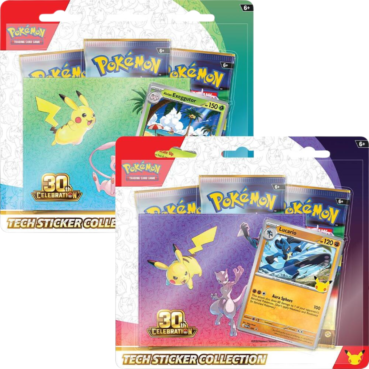 Pokémon TCG 30th Celebration Tech Sticker Collection